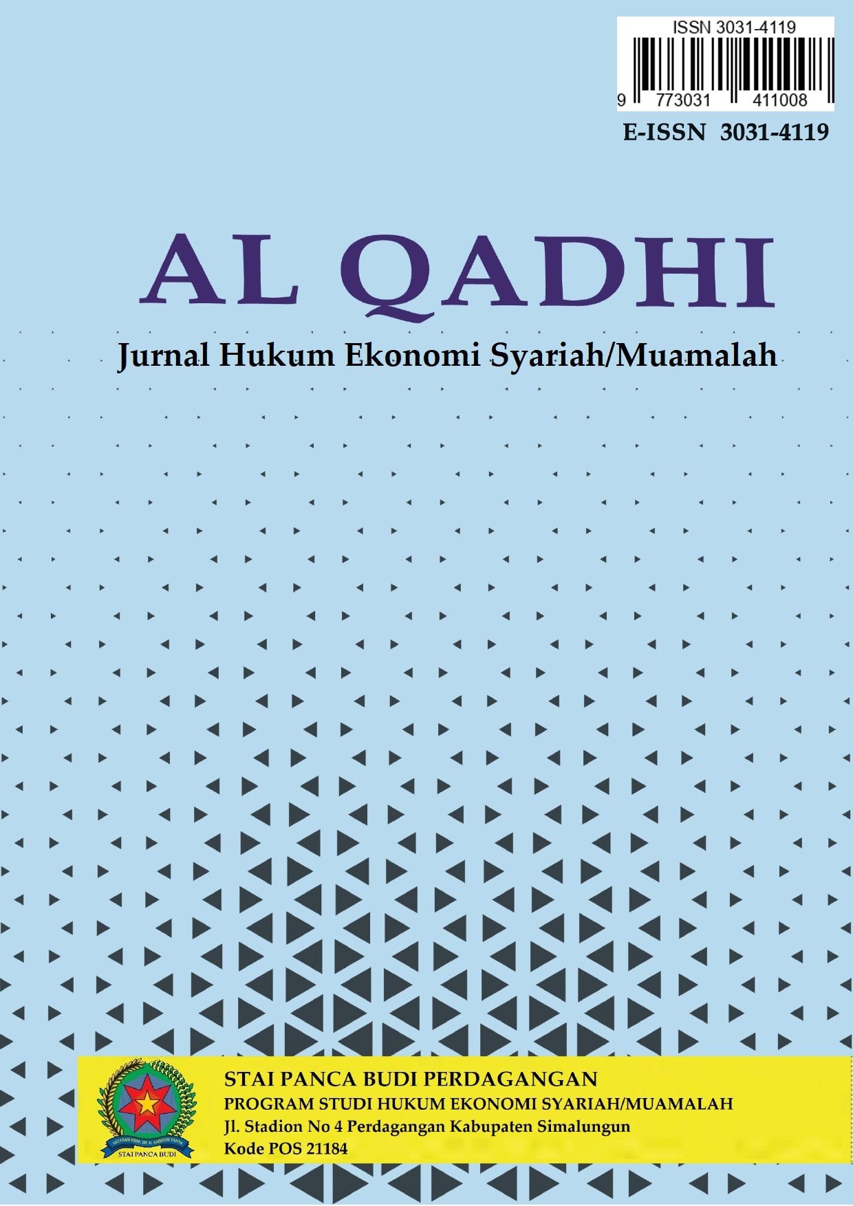 Al-Qadhi: Jurnal Hukum Ekonomi Syariah/Muamalah 